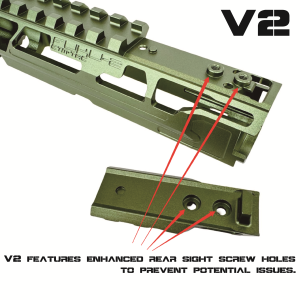 AAP-01/C FUKU-2 CNC 上身組 - 綠薩克 長簍空版 V2